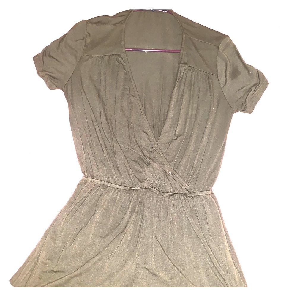 olive green romper